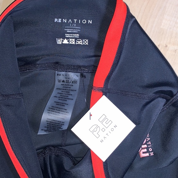 P.E NATION V waist High Waist Compression Leggings - Picture 7 of 9